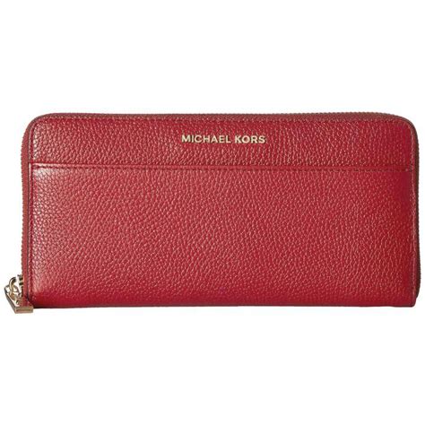 michael kors mercer zip around travel continental leather wallet|Michael Kors Mercer Zip.